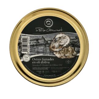 Smoked oysters in olive oil